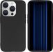 iMoshion Hoesje iPhone 15 Pro - Siliconen Backcover - Zwart
