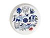 Arabia Assiette Puutarhurit Ø24 cm Bleu-blanc-rouge