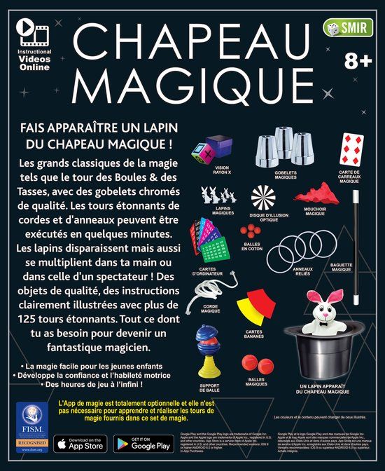 Cartamundi Chapeau Magique + DVD Frankrijk Cartes