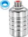 Iqbal Import-Export Robinet à boisseau sphérique flottant automatique - Inox - Entrée d'eau supérieure 1/2 pouce/20 mm - 4,8*4,8*9 cm - Vanne à flotteur pour réservoir d'eau - Vanne de régulation de niveau d'eau - Vanne d'arrêt d'eau - Contrôleur de niveau d'eau - Avec arrêt automatique