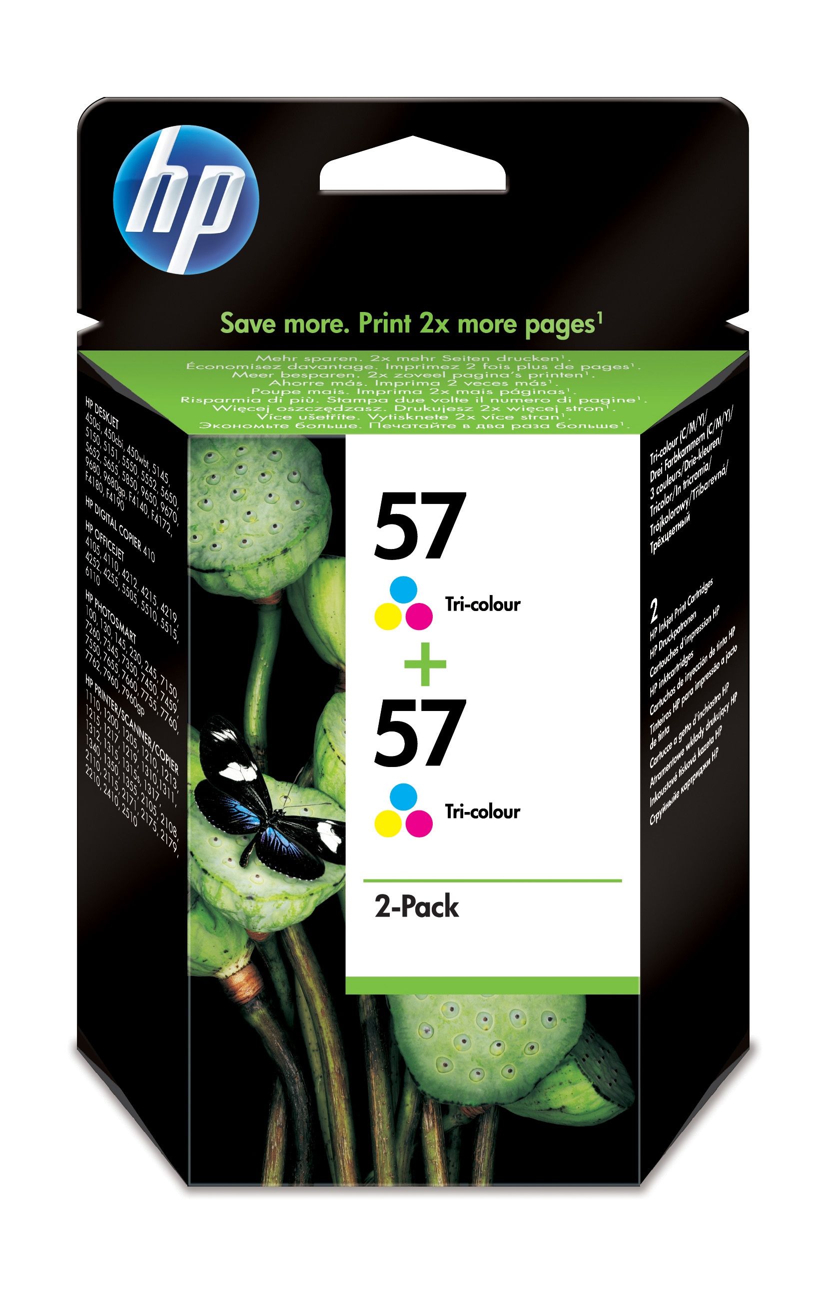 HP 57 - Multipack - Inktcartridge - Cyaan, Geel, Magenta