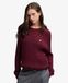 Superdry Pull en maille torsadée Femme Coupe décontractée Rouge Taille : 34