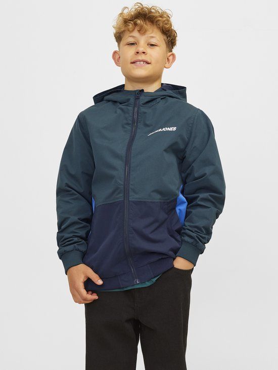 JACK & JONES JACK&JONES JJERUSH BLOCKING HOOD BOMBER NOOS JNR - Boys - Size 152 - Magical Forest
