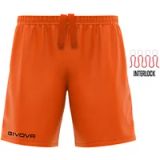 Givova SportShort/voetbalbroekje Oranje Maat XL