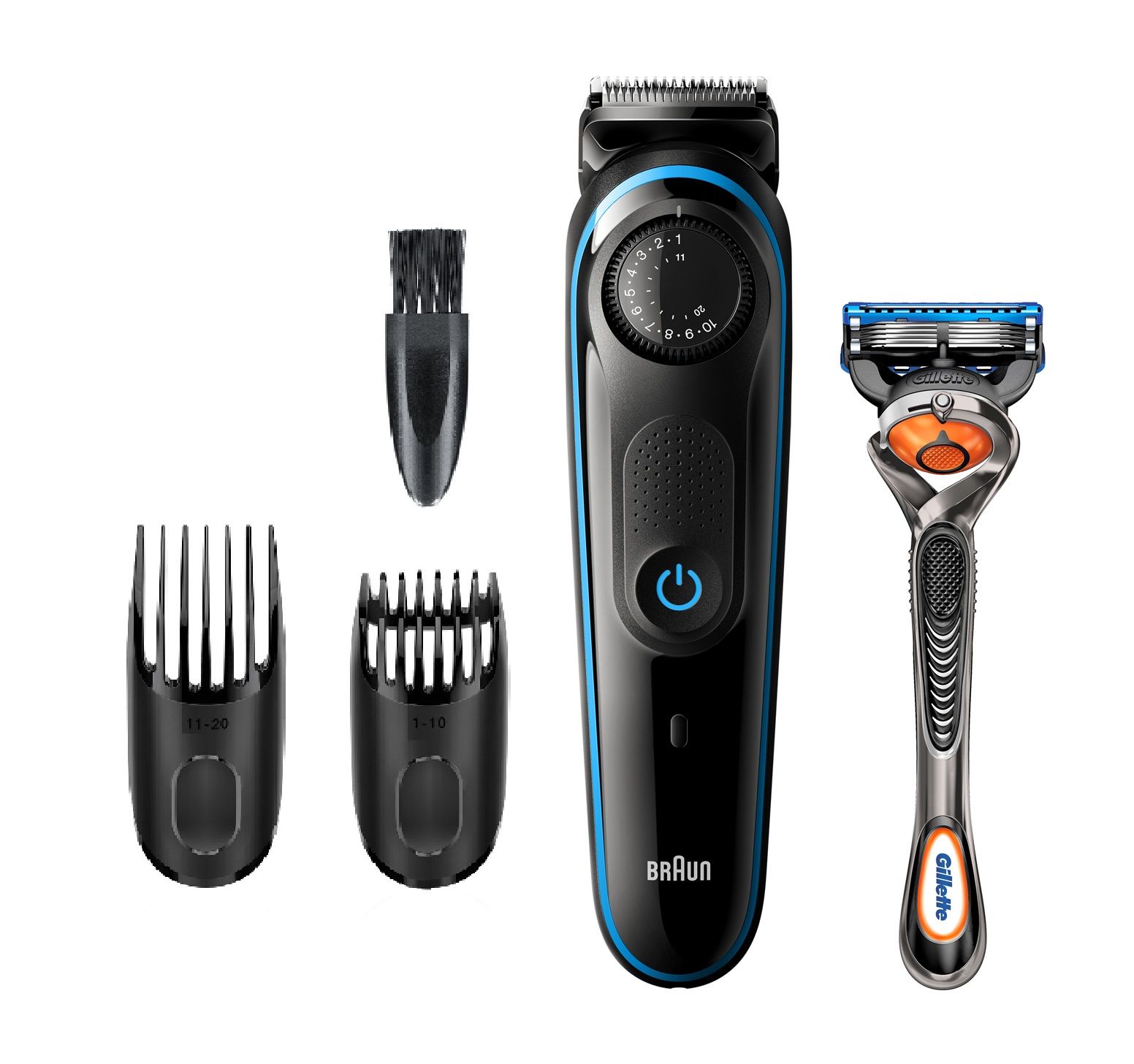 Braun BT3240 Beard Trimmer - Wet & Dry - Black/Blue