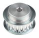 RS PRO Aluminium tandriemschijf voor 10 mm riemen, 20 tanden/verdeling 5 mm, boring 6 mm