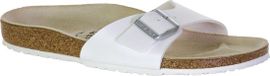 Birkenstock Madrid Dames Slippers - White - Maat 40