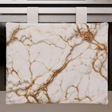 PETTI Artigiani Italiani - Ovenafdekking voor moderne keuken, marmereffect, wit, ovenafdekking voor keuken, 40 x 50 cm, 100% Made in Italy