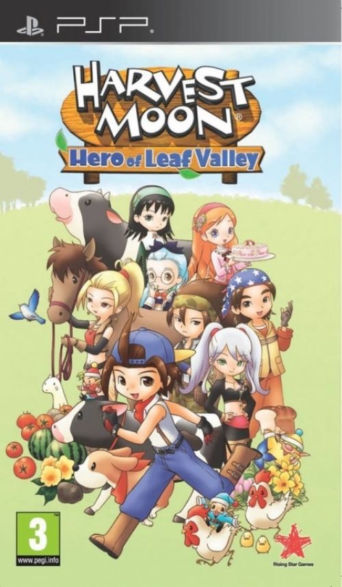 Rising Star Games Harvest Moon Hero of Leaf Valley - Sony PSP