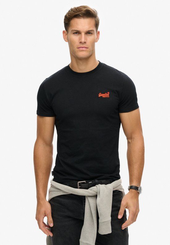 Superdry Vintage Logo T-Shirt - Men - Size S - Black
