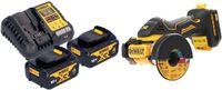 DeWalt DCS 438 M2 accu multimaterialensnijder 18 V 76 mm borstelloos + 2x accu 4.0 Ah + lader
