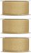 Santex 3x Hobby/decoratie gouden sierlinten met glitters 3 cm/30 mm x 5 meter - Kerst - Cadeaulinten satijnlinten/ribbons