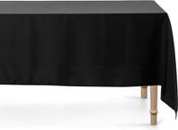PartyDeco Tafelkleed 180 x 300 cm zwart