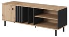3xE living meuble TV bas 138,1 cm, 1 porte, chêne Artisan/anthracite