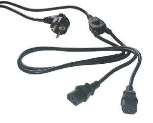 MCL Power Cable Black 2.0m