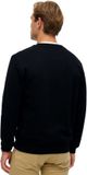 Superdry Essential Logo sweatshirt met ronde hals Heren Zwart M