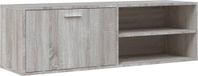 Sonoma Eikenkleurig meuble TV 120x34x37 cm Bois transformé Gris