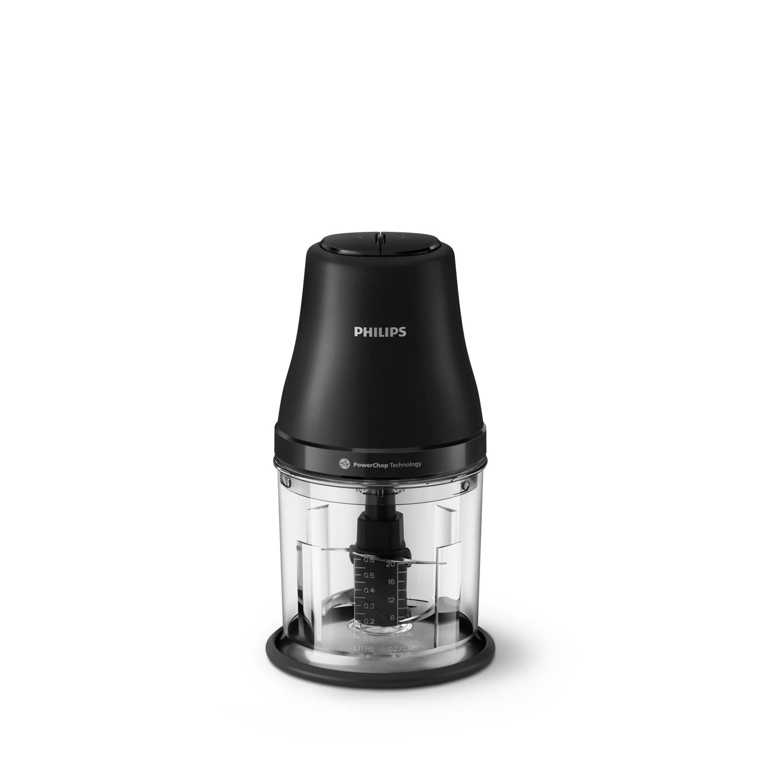 Philips HR1501/00 Electric Food Chopper - 1L, 450W, Black