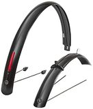 Curana CLite ilu Wielbeschermgarnituur voor volwassenen, uniseks, zwart, 28"/55 mm