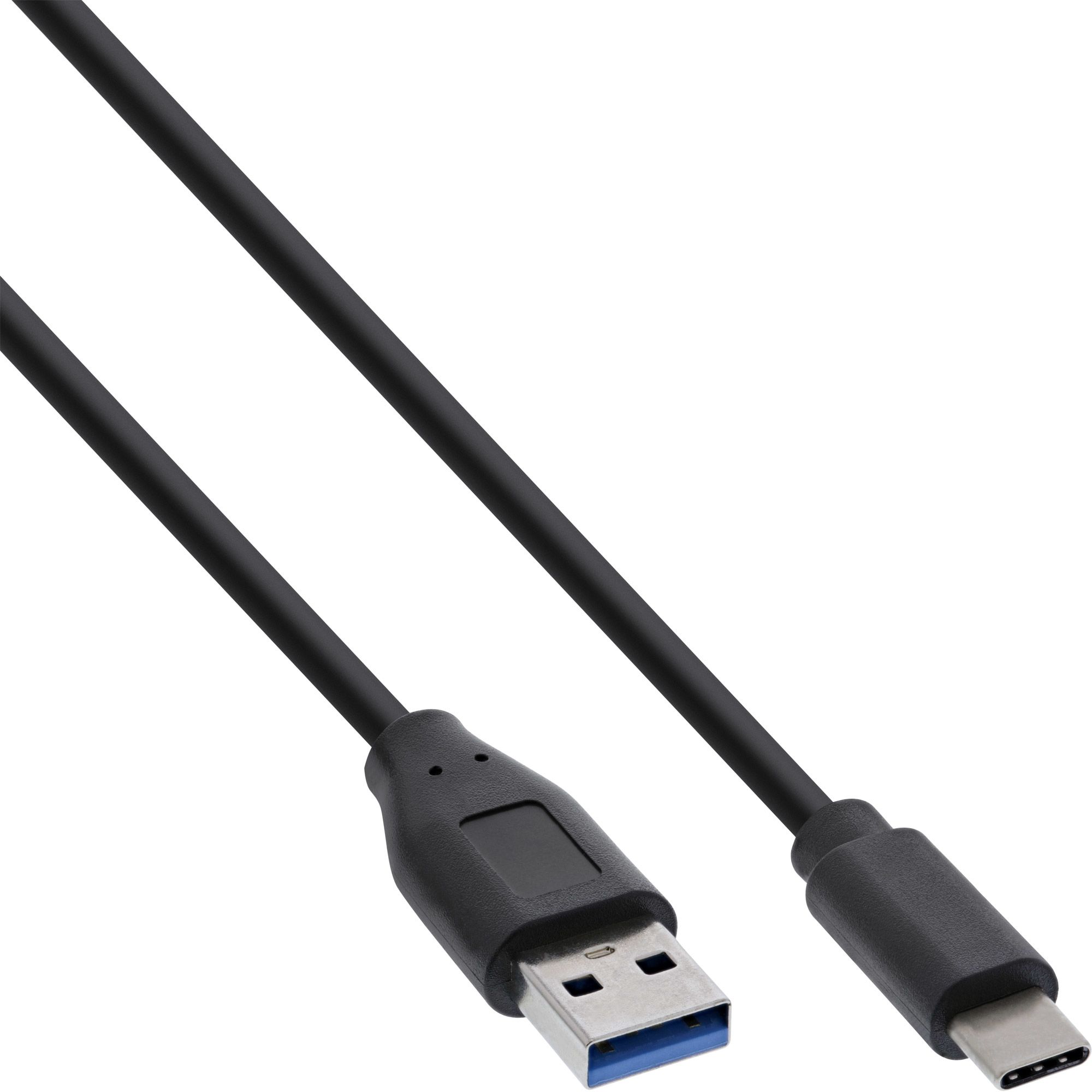 InLine USB-C naar USB-A Kabel - 0.5m - USB 3.2 Gen 2 - Zwart
