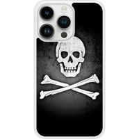 Pirate Drapeau Bedrukt siliconen hoesje compatibel met iPhone 14 Pro