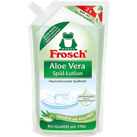 Frosch Aloe Vera Rinse Lotion Sensitive Hand Dishwashing Liquid Refill Bag 800ml