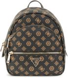 GUESS Manhattan II Backpack Mocha Logo donkerbruin