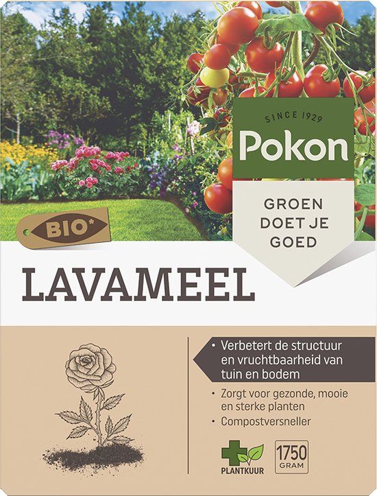 Pokon Bio Lavameel - 1,75kg - Biologische Bodemverbeteraar - Compostversneller