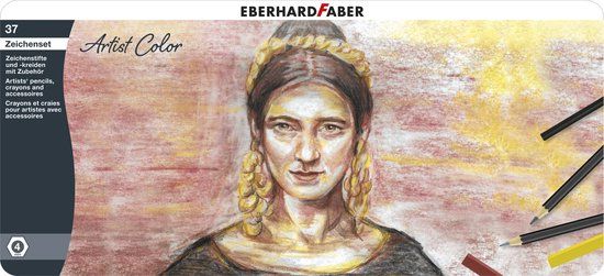 Eberhard Faber Tekenset - 37 stuks - Multicolor