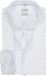 OLYMP 24/7 Level 5 body fit chemise - dobby - blanc à motif bleu clair - Facile à repasser - Tour de cou : 40 (Taille UE : M)
