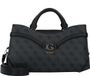 GUESS Dea Girlfriend Satchel Coal Logo Handtas Schoudertas Dames Donkergrijs