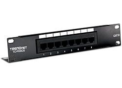 TRENDnet TC-P08C6 - Patch panel - zwart