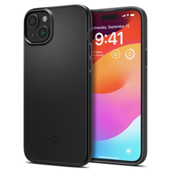 Spigen Thin Fit Case - iPhone 15 Plus - Black