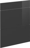 Vicco R-Line Keukenfront – 59.6 x 70.4 cm meubelfront voor de onderkast met lades Antraciet Hoogglans