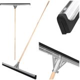 KADAX Vloertrekker, watertrekker met lange steel van robuust metaal, trekker met kop van schuim en metalen delen, waterschuiver voor garage, wasruimte, terras (breedte: 75 cm)