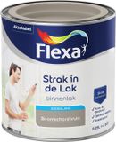 FLEXA Strak in de Lak - Watergedragen - Zijdeglans - boomschorsbruin - 0,25 liter