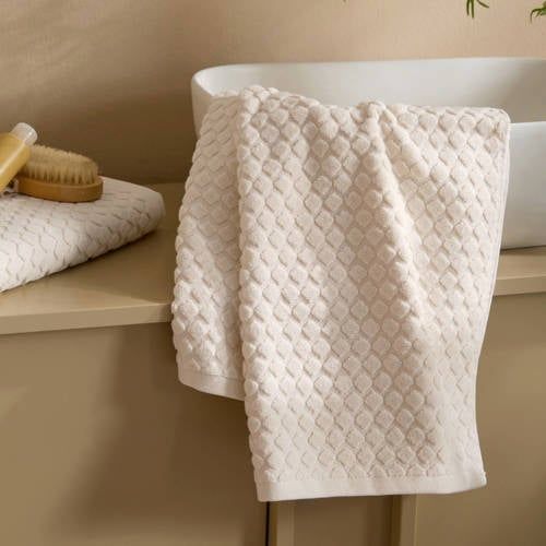 NOUS Living handdoek offwhite (100x50 cm)