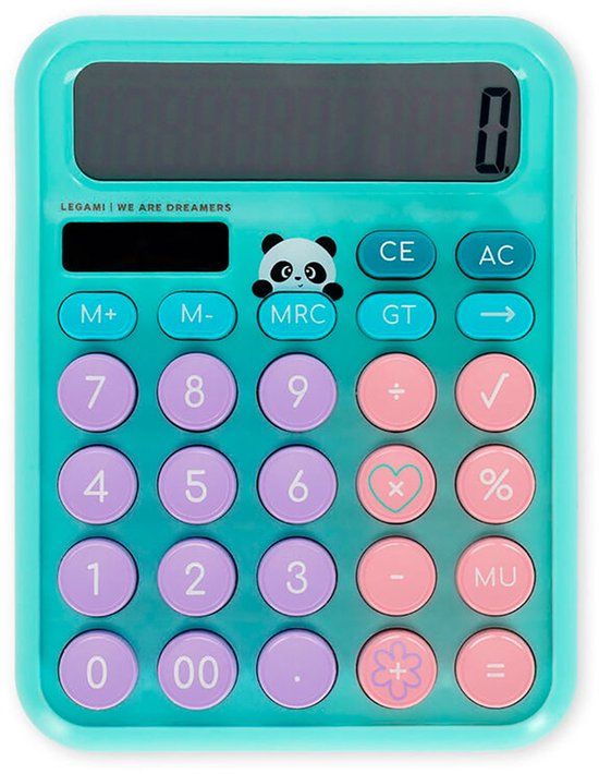 Legami Tafelrekenmachine Panda Thema