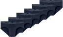 Schiesser Heren rio-slip / onderbroek 6 pack Cotton Flex Blauw Effen XXL