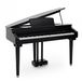 Gear4music GDP-200 digitale Vleugelpiano, Gloss Black