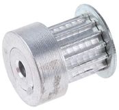 RS PRO Aluminium tandriemschijf voor 6 mm riemen, 14 tanden/verdeling 2,5 mm, boring 3 mm