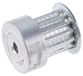 RS PRO Aluminium tandriemschijf voor 6 mm riemen, 14 tanden/verdeling 2,5 mm, boring 3 mm