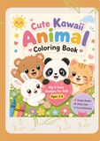 Cute Kawaii Animal Coloring Book for Kids Ages 3–6: Big & Easy Designs with Thick Lines for Little Hands