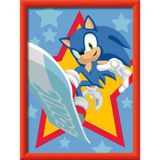 Ravensburger CreArt, Malen nach Zahlen Kinder Sonic the Hedgehog - Rasender Sonic