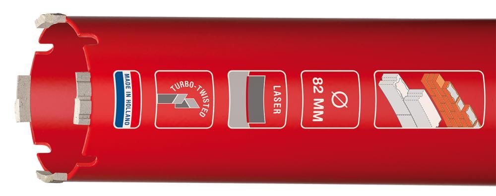 NASTROC Laser Droogboor Ø112x300xM30