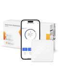 Slimme Refoss Slimme thermostaat voor combiketel/watervloerverwarming, WiFi-thermostaat Werkt met Apple HomeKit Siri, Alexa, Google Home, bekabelde installatie, ondersteuning voor slimme verwarming op afstand