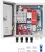 VEVOR Solar PV Combinatorbox 4-Snaar 15A voor Zonnepaneelsysteem Stalen Behuizing IP65