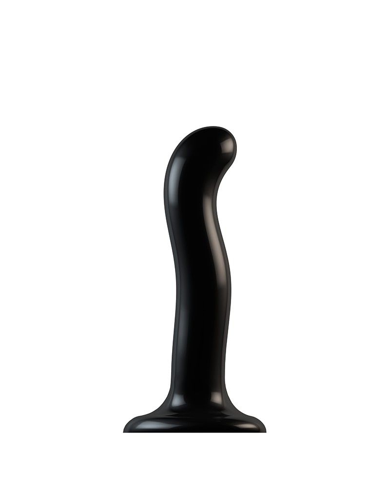 Strap-on Dildo - Black - Silicone - 180mm