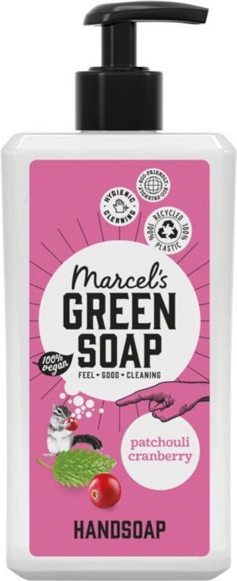 Marcels Green Soap Handzeep patchouli & cranberry (500ML)