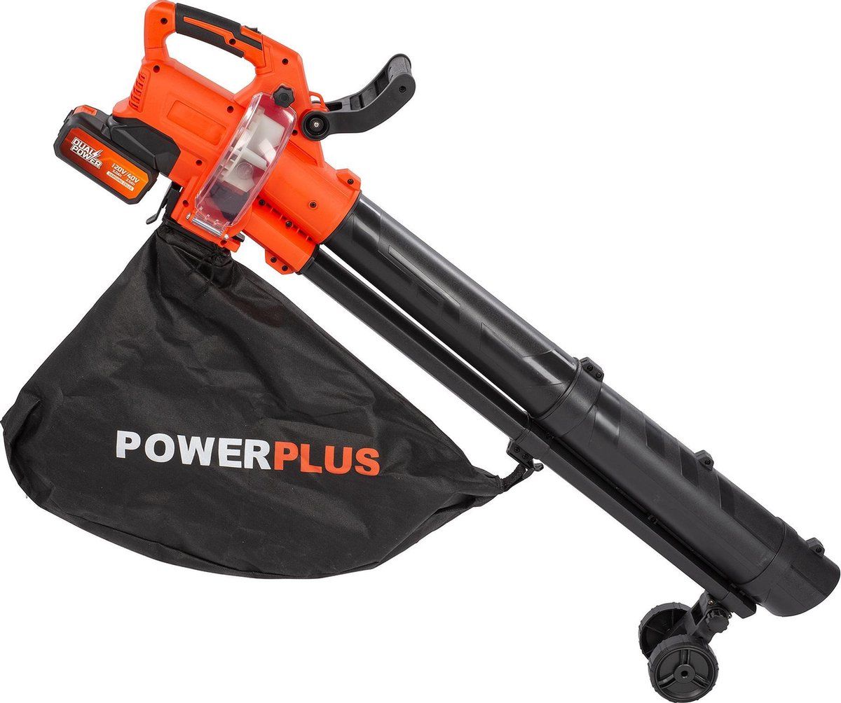Powerplus Dual Power POWDPG75270 - 40V Accu Bladblazer - 3-in-1 (blazen, zuigen, versnipperen) - 45L - Zonder Accu & Lader